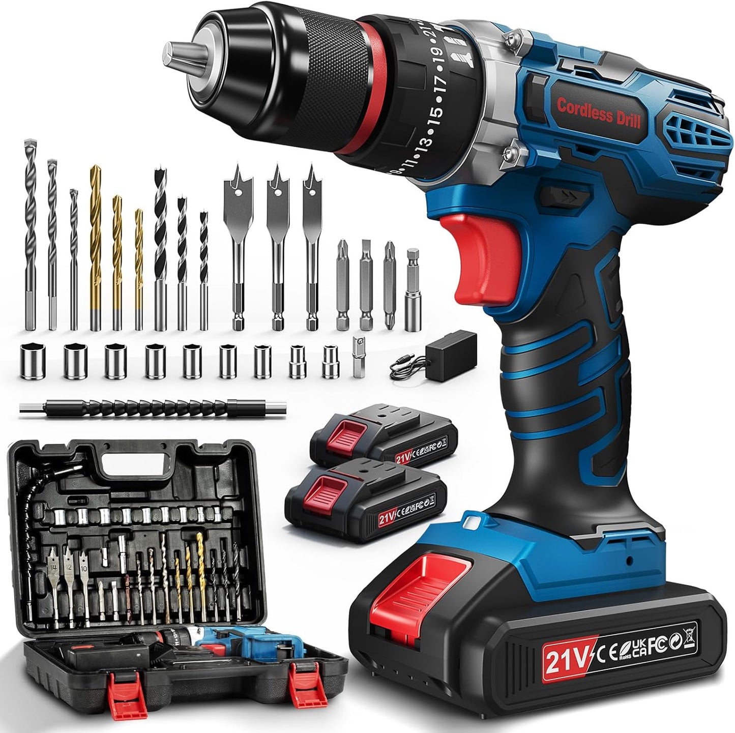 Tournevis Sans Fil avec Multiples Accessoires pour le Bricolage (DIY)