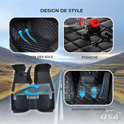 ShieldMats® Tapis et revêtements durables et universels pour voitures, SUV et camionnettes. (Kit complet avant et arrière)