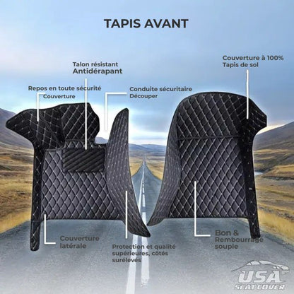ShieldMats® Tapis et revêtements durables et universels pour voitures, SUV et camionnettes. (Kit complet avant et arrière)