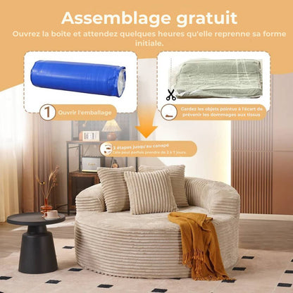 Lumen: Chaise ronde en mousse