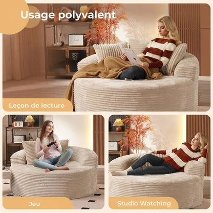 Lumen: Chaise ronde en mousse