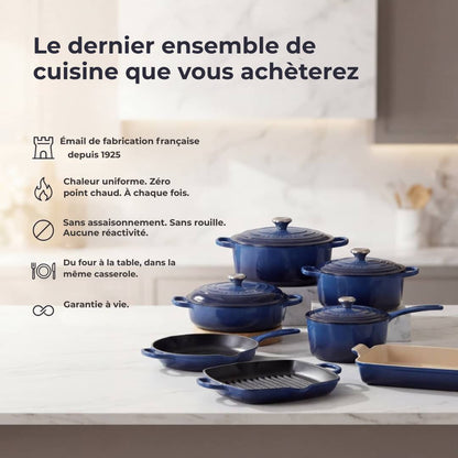 Le Creuset Ensemble complet d'ustensiles de cuisine (18 pièces)