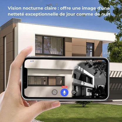 Caméra de sonnette vidéo sans fil 1080p
