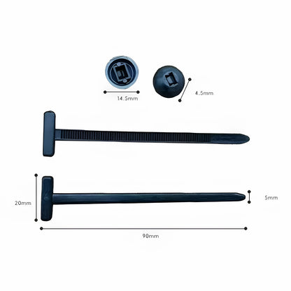 Boucles de Cravate Câble Nylon - Fixation Universelle