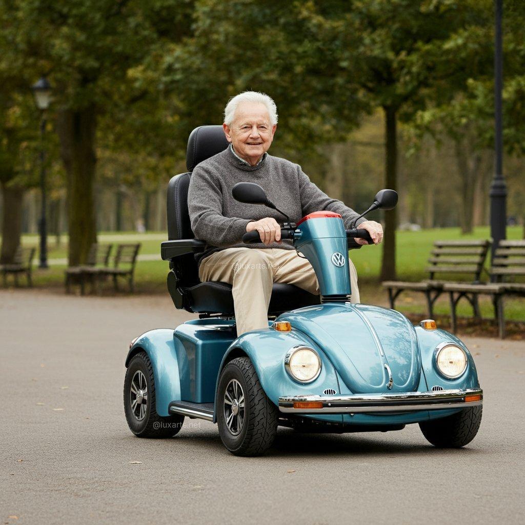 Scooter électrique inspiré du scarabée